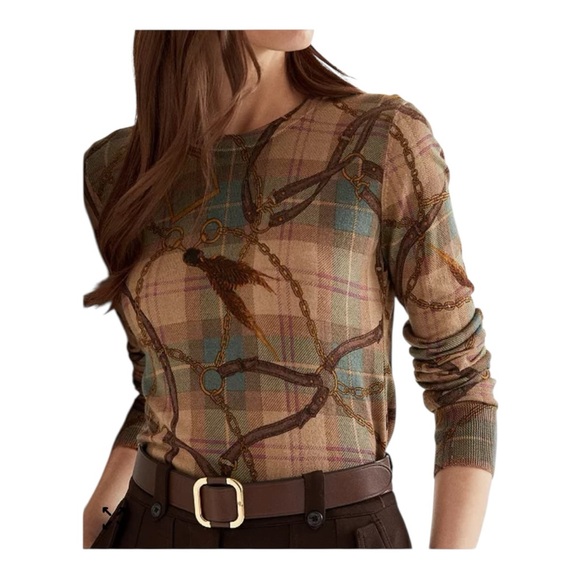 Ralph Lauren Black Label Equestrian Preppy Lightweight Sweater 2X - Picture 7 of 7